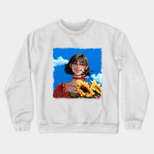 Ann sunflowers Crewneck Sweatshirt